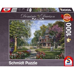 Schmidt Spiele - Puzzle - Herrenhaus mit Türmchen, 1000 Teile