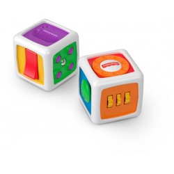 Mattel - Fisher-Price Babys Entdecker-Spielwürfel, Baby-Spielzeug, Baby-Würfel