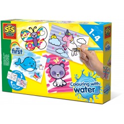 SES Creative - My First - Malen mit Wasser Bunte Tiere