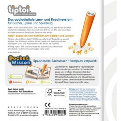 Ravensburger Buch - tiptoi Pocket Wissen - Baustellen-Fahrzeuge