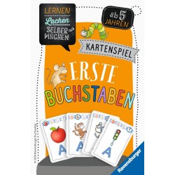 Ravensburger Spiel - Lernen, Lachen, Selbermachen - Kartenspiel Erste Buchstaben