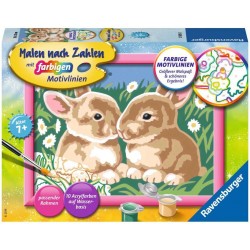 Ravensburger Spiel - Malen nach Zahlen - Niedliche Häschen