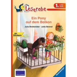 Ravensburger Buch - Leserabe - Ein Pony auf dem Balkon 1. Kl.