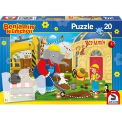 Schmidt Spiele - Puzzle - Auf der Baustelle, 20 Teile