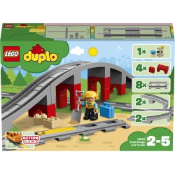 LEGO® DUPLO® - 10872 Eisenbahnbrücke und Schienen
