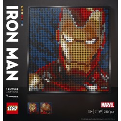 LEGO® Art 31199 - Marvel Studios Iron Man - Kunstbild