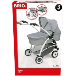 BRIO - Puppenwagen Spin, grau