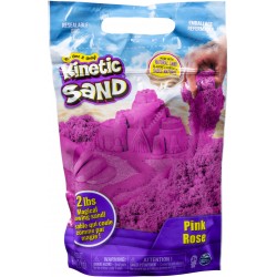 Spin Master - Kinetic Sand - Beutel mit magischem Indoor-Spielsand,pink, 907 g