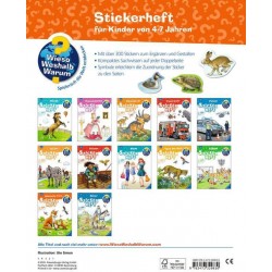 Ravensburger - Wieso? Weshalb? Warum? Stickerheft: Heimische Tiere