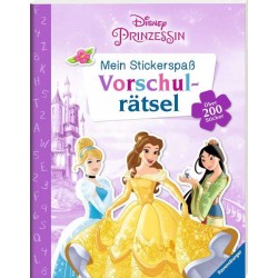 Ravensburger - Mein Stickerspaß Disney™ Prinzessin: Vorschulrätsel
