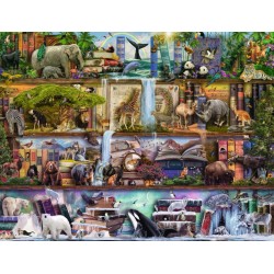 Ravensburger Spiel - Aimee Stewart: Großartige Tierwelt, 1500 Teile