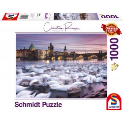 Schmidt Spiele - Christian Ringer - Prag - Schwäne, 1000 Teile