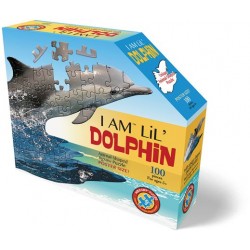 Madd Capp - Konturpuzzle Junior Delfin 100 Teile