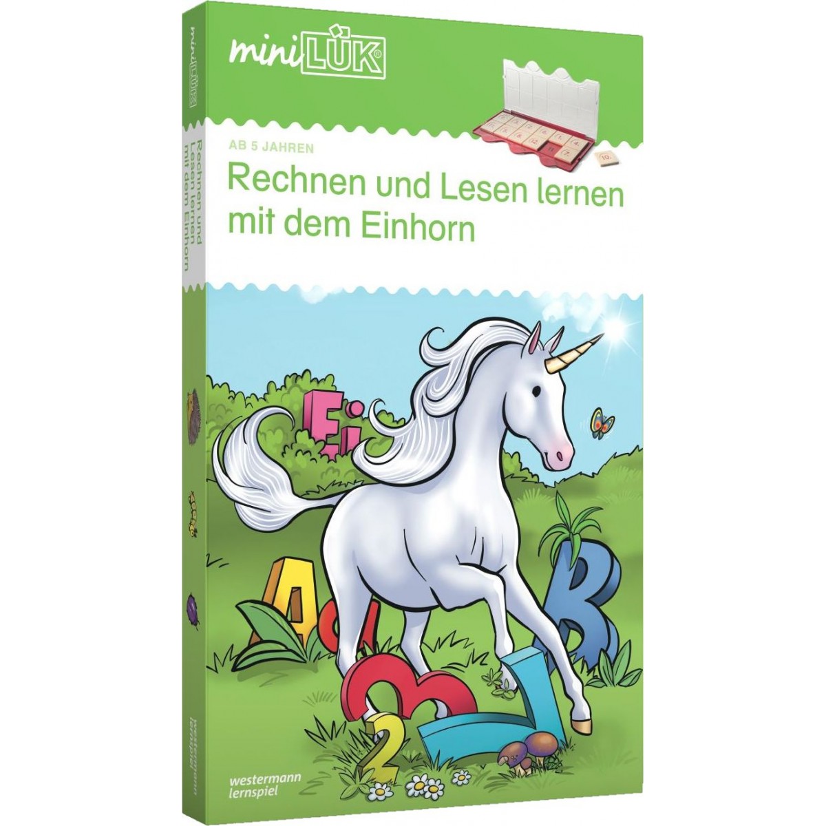 miniLÜK-Set Zählen und lesen lernen mit dem Einhorn ab 5 Jahren