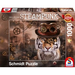 Schmidt Spiele - Puzzle - Steampunk Tiger, 1000 Teile