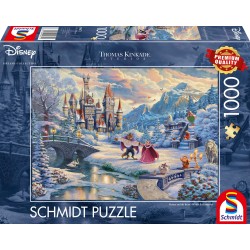 Schmidt Spiele - Die Schöne und das Biest - Zauberhafter Winterabend, Limited Christmas Edition