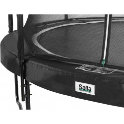 Salta - Premium Black Edition mit Sicherheitsnetz, rund 305cm, schwarz