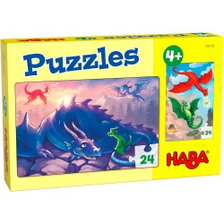 HABA® - Puzzles Drachen, 24 Teile