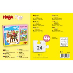 HABA® - Puzzles Pferde, 24 Teile