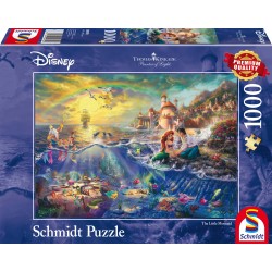 Schmidt Spiele - Puzzle - Kleine Meerjungfrau Arielle, 1000 Teile