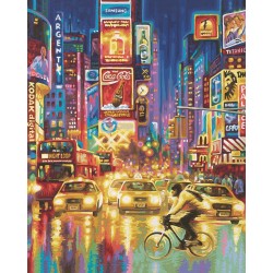 Schipper Malen-nach-Zahlen - Meisterklasse Premium - New York City - Times Square bei Nacht