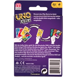 Mattel - Mattel Games UNO Flip, Kartenspiel, Gesellschaftsspiel, Familienspiel, Kinderspiel
