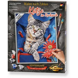 Schipper Malen-nach-Zahlen - Meisterklasse Klassiker - Katze im Rucksack