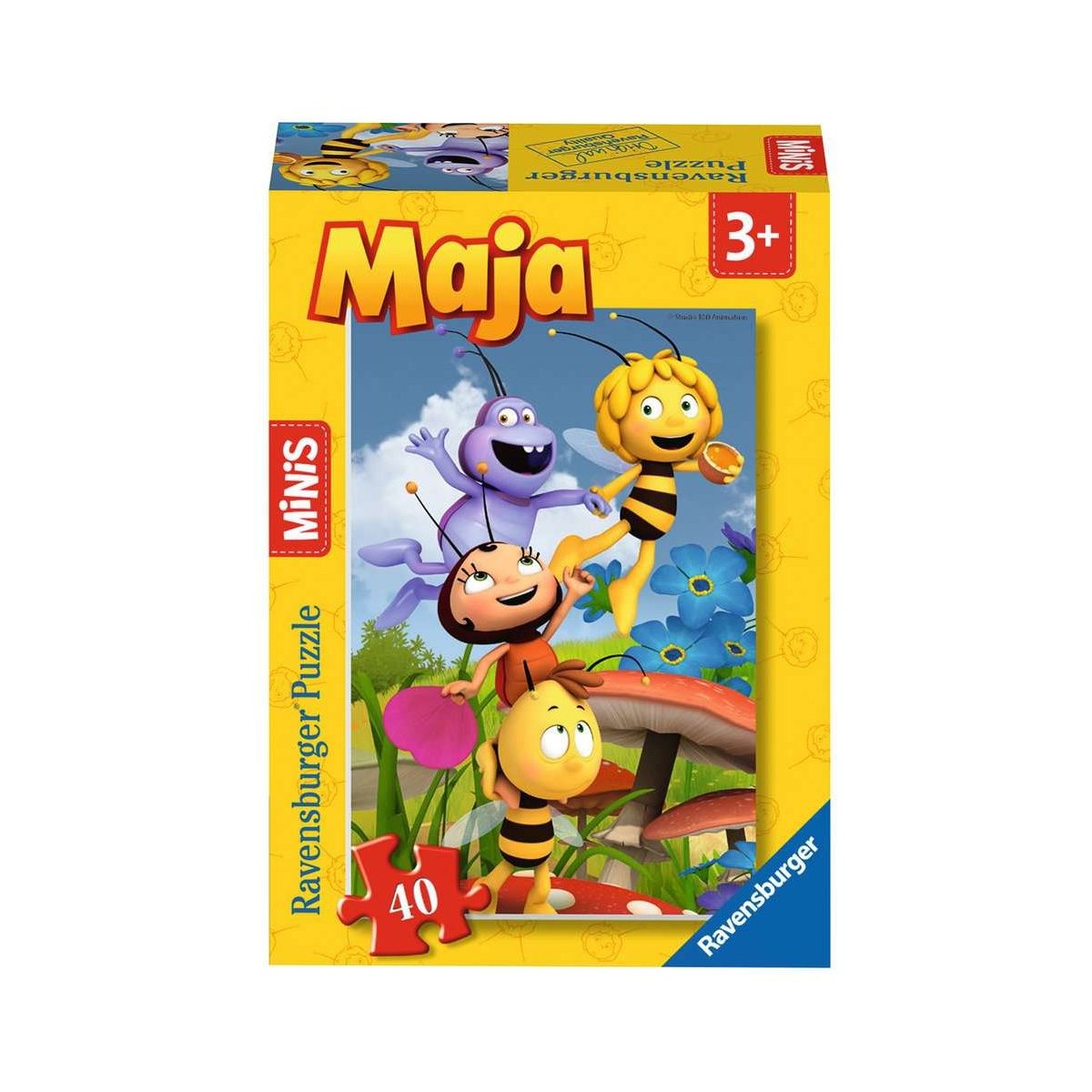 Biene Maja/ 1 Puzzle 50 Teile/ 3D/ Maja Stickerbuch mit 40 Sticker/ ab 5 J./ OVP 