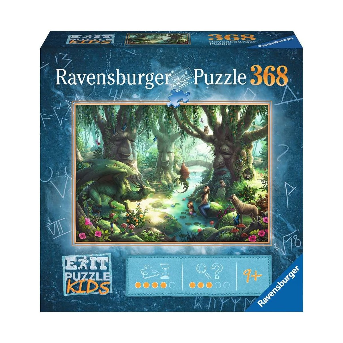 Ravensburger - EXIT Puzzle Kids Der magische Wald, 368 Teile