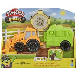Hasbro - Play-Doh - Wheels Traktor und Pferdeanhänger