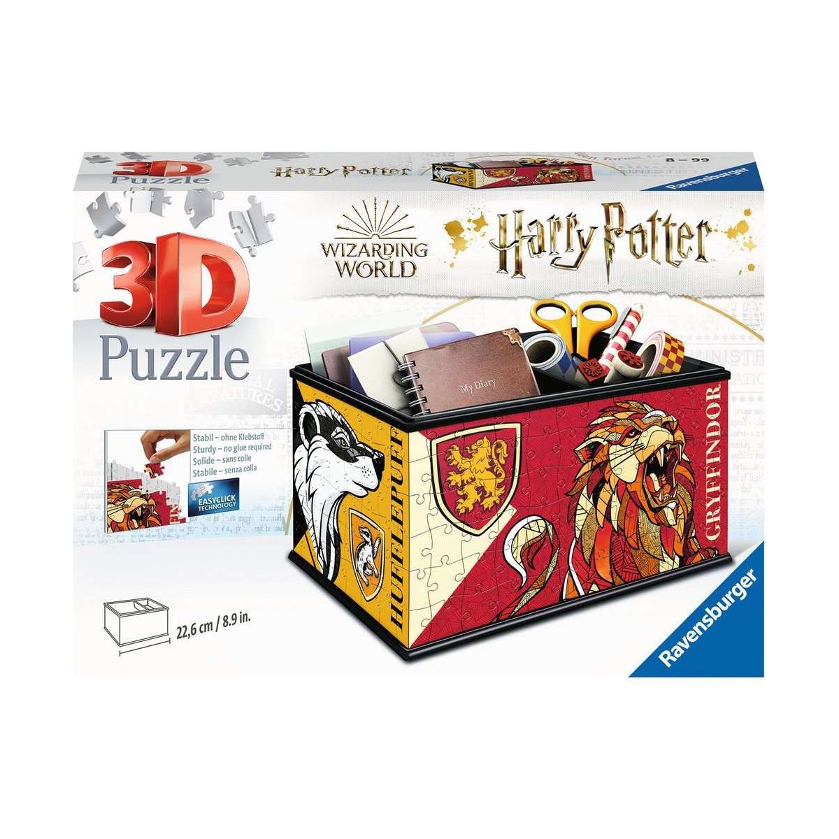 Ravensburger Spiel - 3D Puzzle - Aufbewahrungsbox Harry Potter, 216 Teile