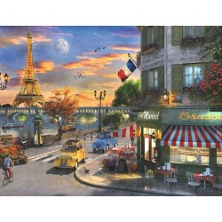 Ravensburger - Romantische Abendstunde in Paris, 2000 Teile