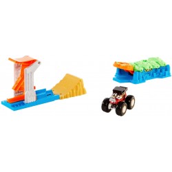 Mattel - Hot Wheels® - Monster Truck Crash-Rampe inkl. 1 Spielzeugauto