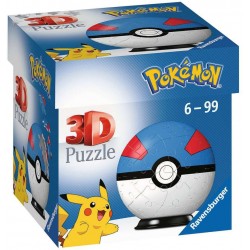 Ravensburger - 3D Puzzle-Ball - Pokémon Pokéballs - Superball