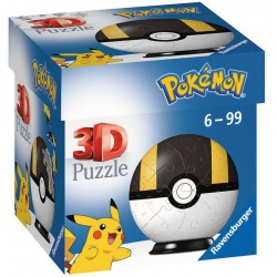 Ravensburger - 3D Puzzle-Ball - Pokémon Pokéballs - Hyperball