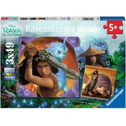 Ravensburger - Raya, die tapfere Kriegerin, 3 x 49 Teile