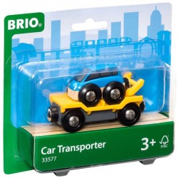 BRIO Bahn - Autotransporter mit Rampe