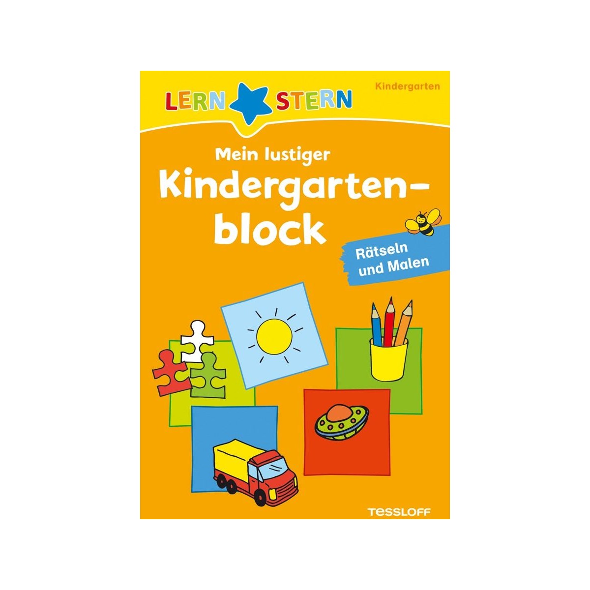 Tessloff - Lernstern - Mein lustiger Kindergartenblock - Rätseln und Malen