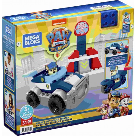 Mattel - - Paw Polizeifahrzeug Bloks® Patrol Mega Chases