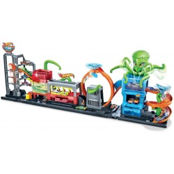 Mattel - Hot Wheels® - Color Reveal Autowaschanlage, inkl. 1 Farbwechsel-Spielzeugauto