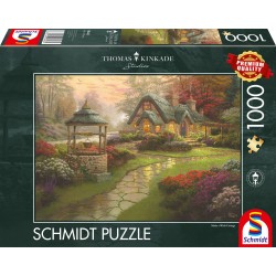 Schmidt Spiele - Puzzle - Haus mit Brunnen, 1000 Teile