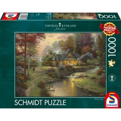 Schmidt Spiele - Puzzle - Friedliche Abendstimmung, 1000 Teile