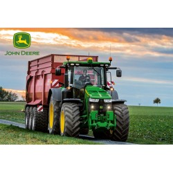 Schmidt Spiele - Puzzle -  John Deere -  8370R Traktor, 60 Teile