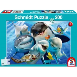 Schmidt Spiele - Puzzle - Unterwasser-Freunde, 200 Teile