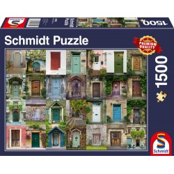 Schmidt Spiele - Puzzle - Türen, 1500 Teile