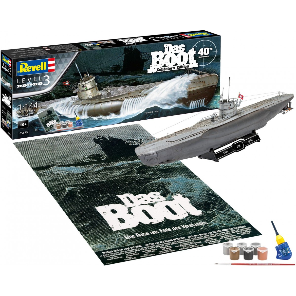 Revell - Geschenkset Movie Set DAS BOOT - 40th Anniversary