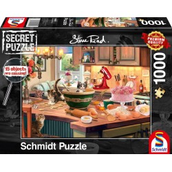 Schmidt Spiele - Secret Puzzles - Am Küchentisch, 1000 Teile