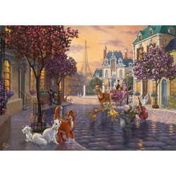 Schmidt Spiele - Thomas Kinkade Collection - Disney, The Aristocats