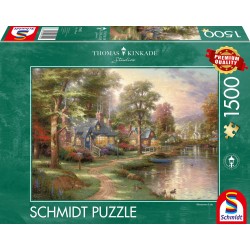 Schmidt Spiele - Puzzle - Am See, 1500 Teile