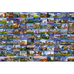 Ravensburger Spiel - 99 Beautiful Places in Europe, 3000 Teile